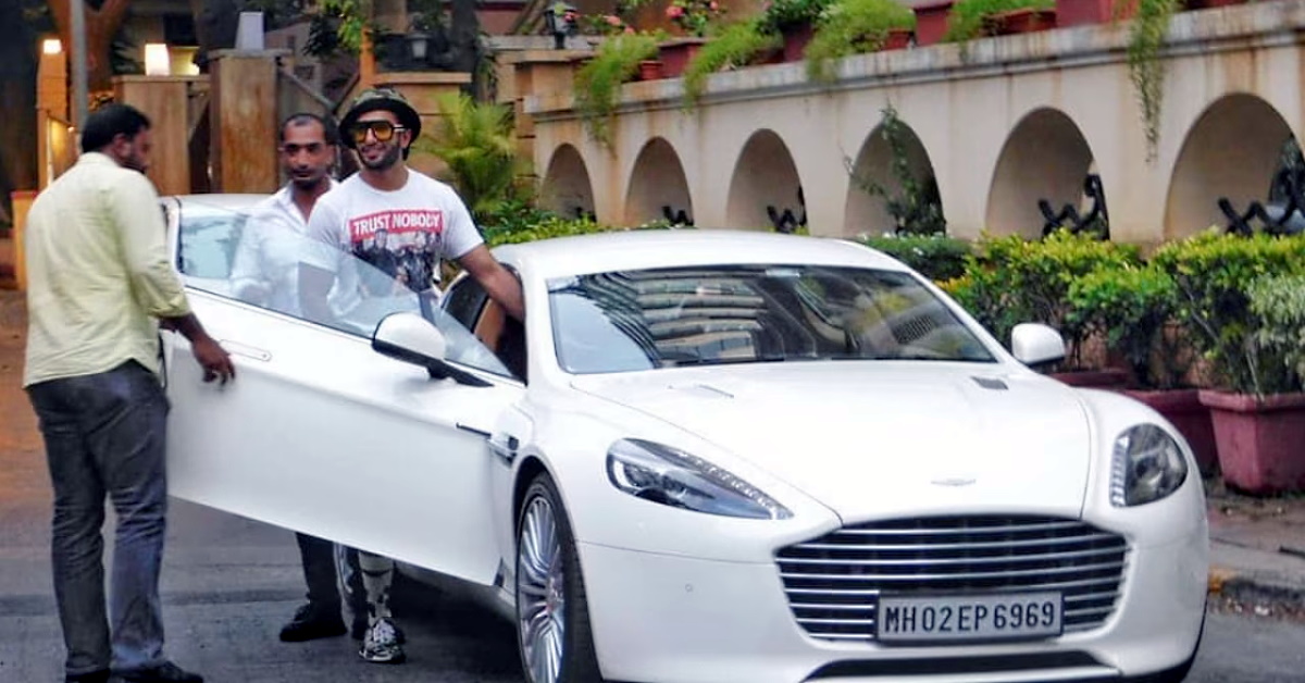 Sports cars and SUVs of Bollywood actors: Ranveer Singh's Aston Martin ...