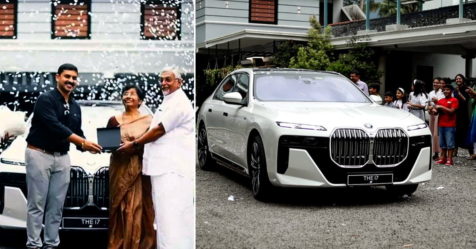 BMW i7 electric luxury sedan delivered to its first customer in Kerala