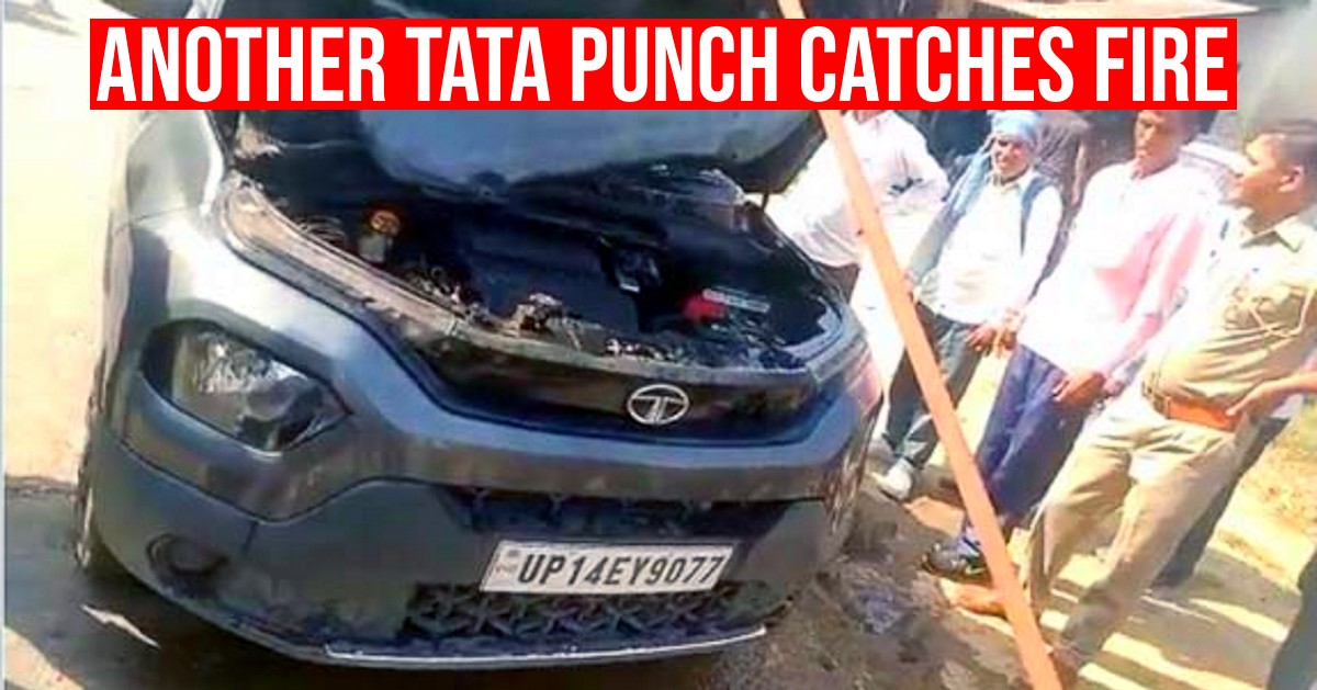 Another Tata Punch Catches Fire: Owner Disappointed With Poor Customer ...