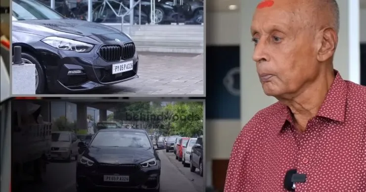 85 year old Narayanan Pillai & his BMW 2-Series