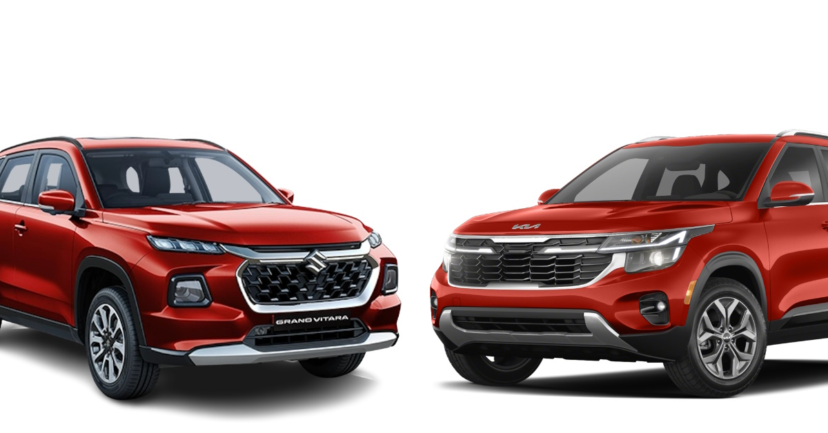 Kia Seltos vs Maruti Suzuki Grand Vitara: Comparing Their Variants Priced Rs 13-14 Lakh for Safety-conscious Car Buyers