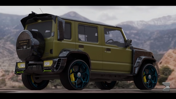 Maruti Suzuki Jimny five-door reimagined with a full carbon fiber body kit – Looks wild [Video]
