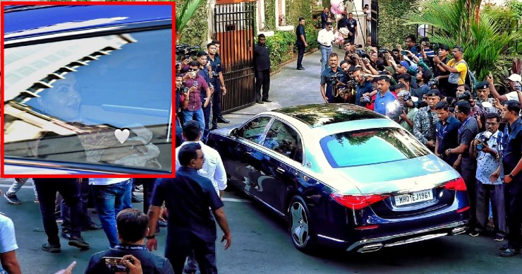 Akash Ambani and Shloka Mehta bring home their newborn girl in Maybach S580 [Video]