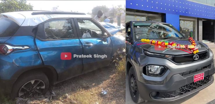 Customer crashes test drive Punch SUV: Buys a new Tata Punch the next day [Video]