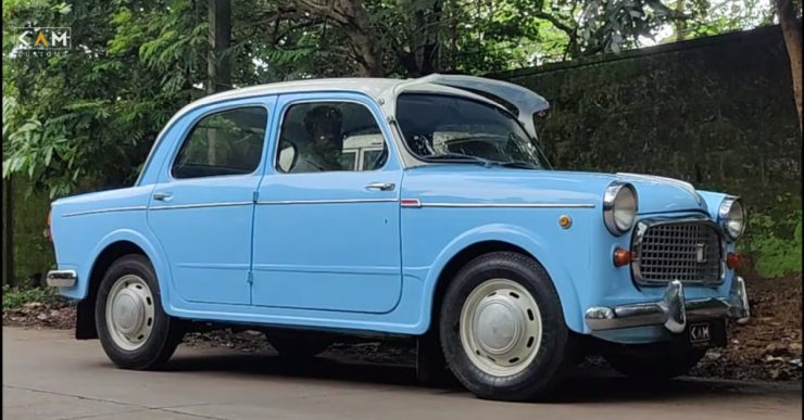 1964 model Fiat 1100 Super Select sedan beautifully restored on video