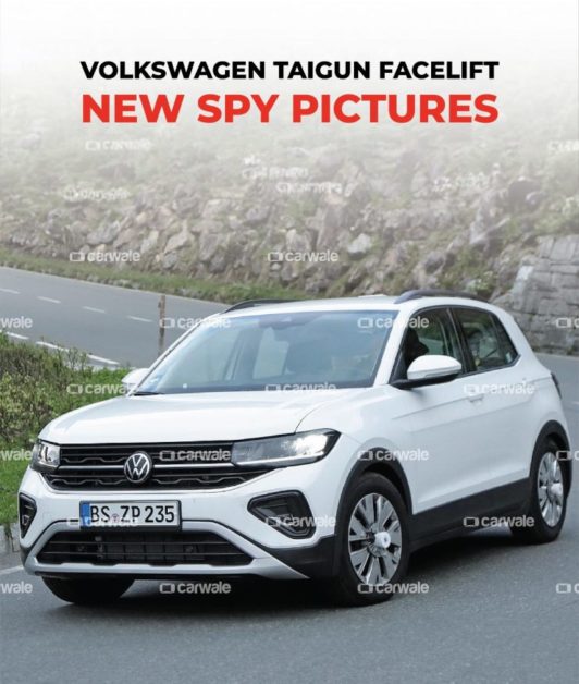 2024 Volkswagen India Taigun compact SUV spotted testing Here