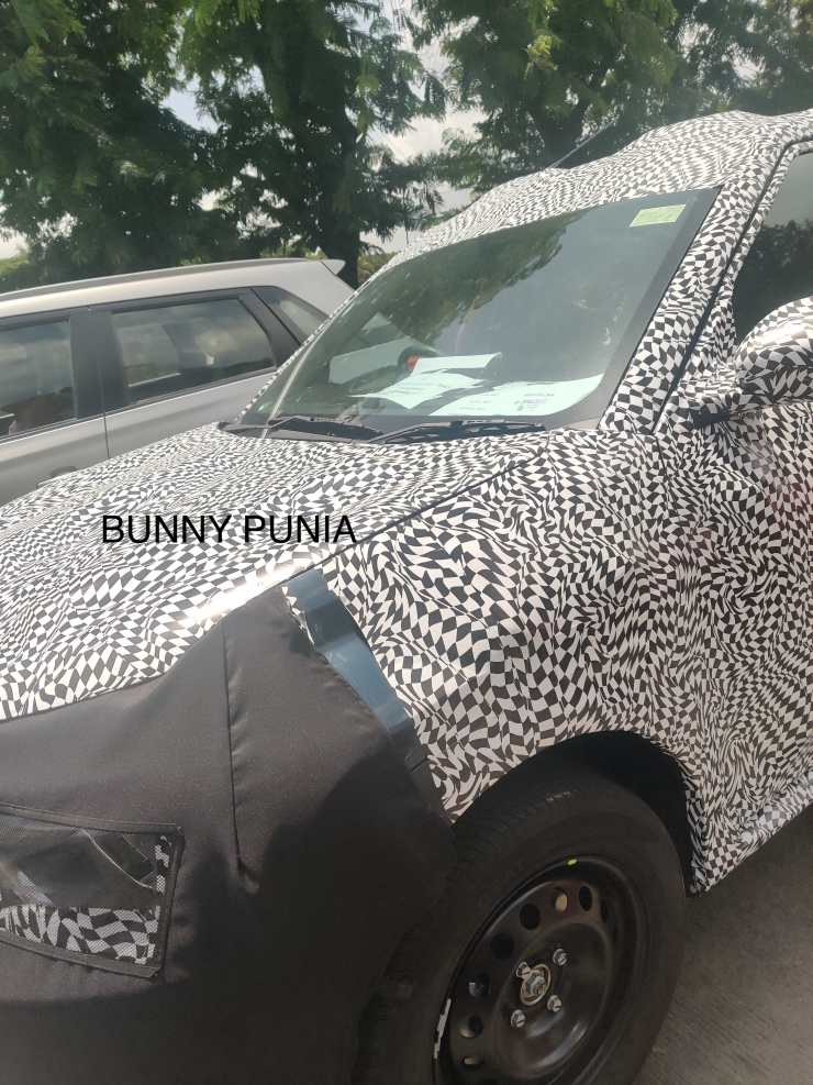 Citroen C3 crossover sedan spotted testing for the first time in India