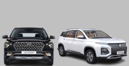 MG Hector Plus vs Hyundai Alcazar: A Comparison of Their Variants Priced Rs 17-20 Lakh for Tech-Savvy Gadget Lovers