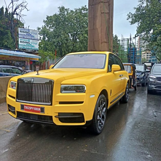 India's first yellow Rolls Royce Cullinan is here: Like what you see?