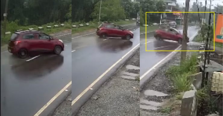 Hyundai Grand i10 driven fast on wet roads: Here’s the result [Video]
