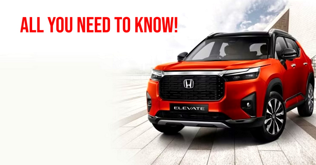 Honda Cars India Elevate Mid Sized Suv All You Need To Know