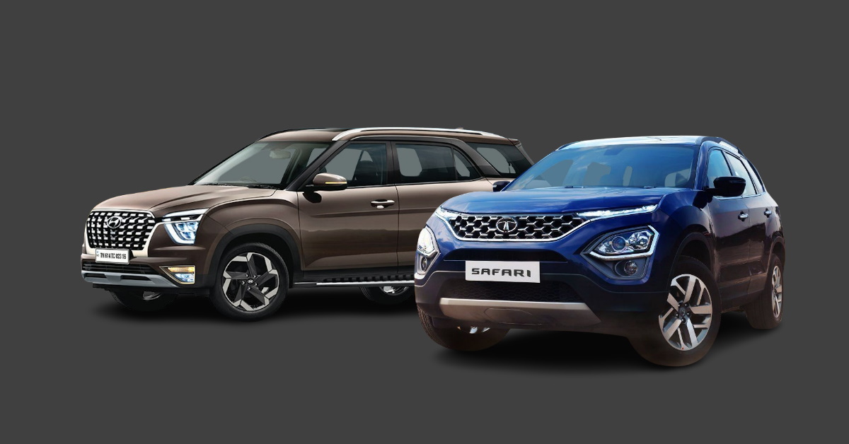 Hyundai Alcazar vs Tata Safari featured