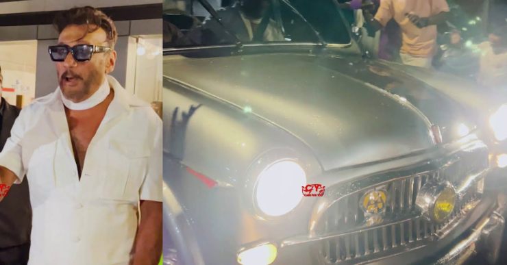 Bollywood actor Jackie Shroff seen in his beautifully restored 1968 Fiat 1100 sedan [Video]