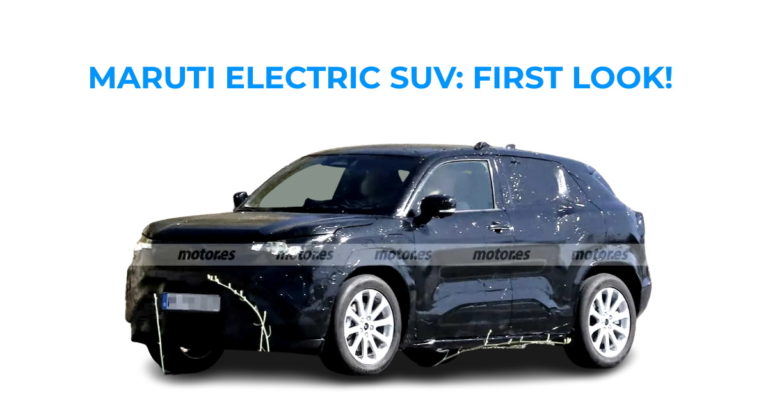 Maruti EVX Electric SUV's First Look From European Testing: Photo Gallery