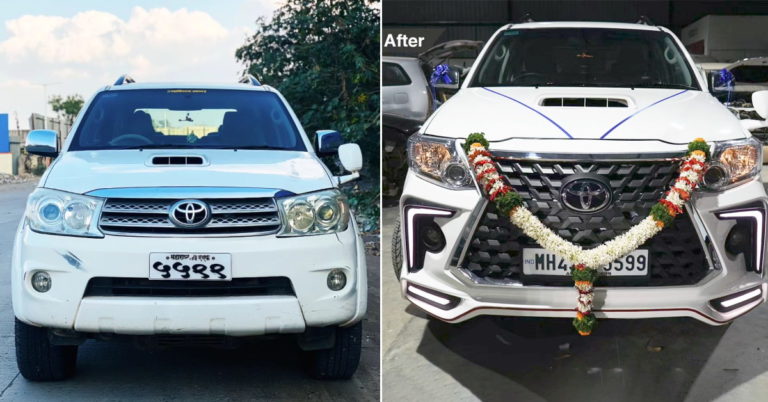 Toyota Fortuner SUV type 1 converted with imported Lexus Kit [Video]