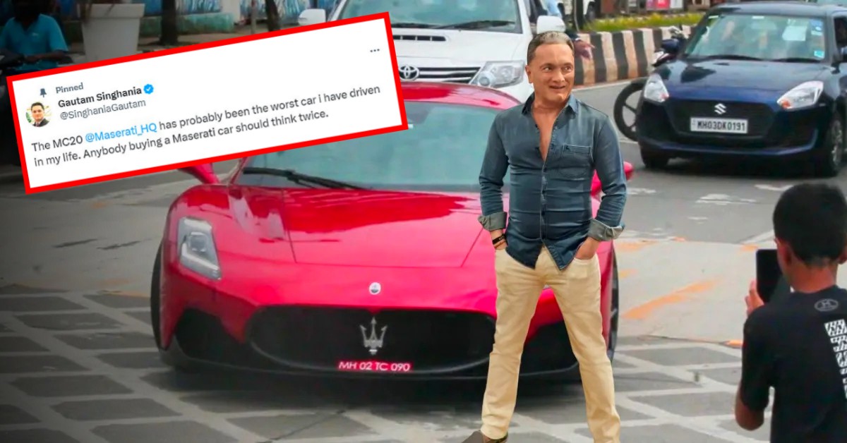 Billionaire CEO of Raymond Gautam Singhania: Maserati MC20 is the WORST ...