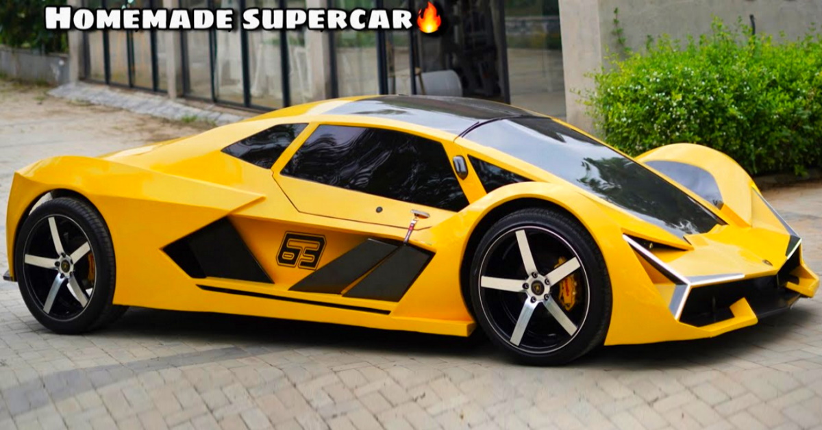 This custom made Lamborghini Terzo replica gets Honda Civic engine