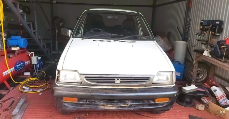 India’s first rear-wheel driven Maruti 800 hatchback is an electric car [Video]