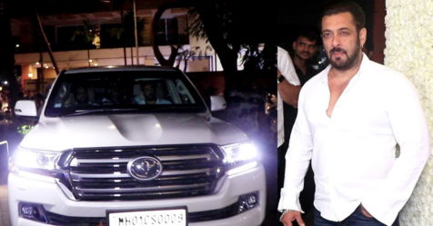 Bollywood Actor Salman Khan Arrives At An Even In His Bullet Proof ...