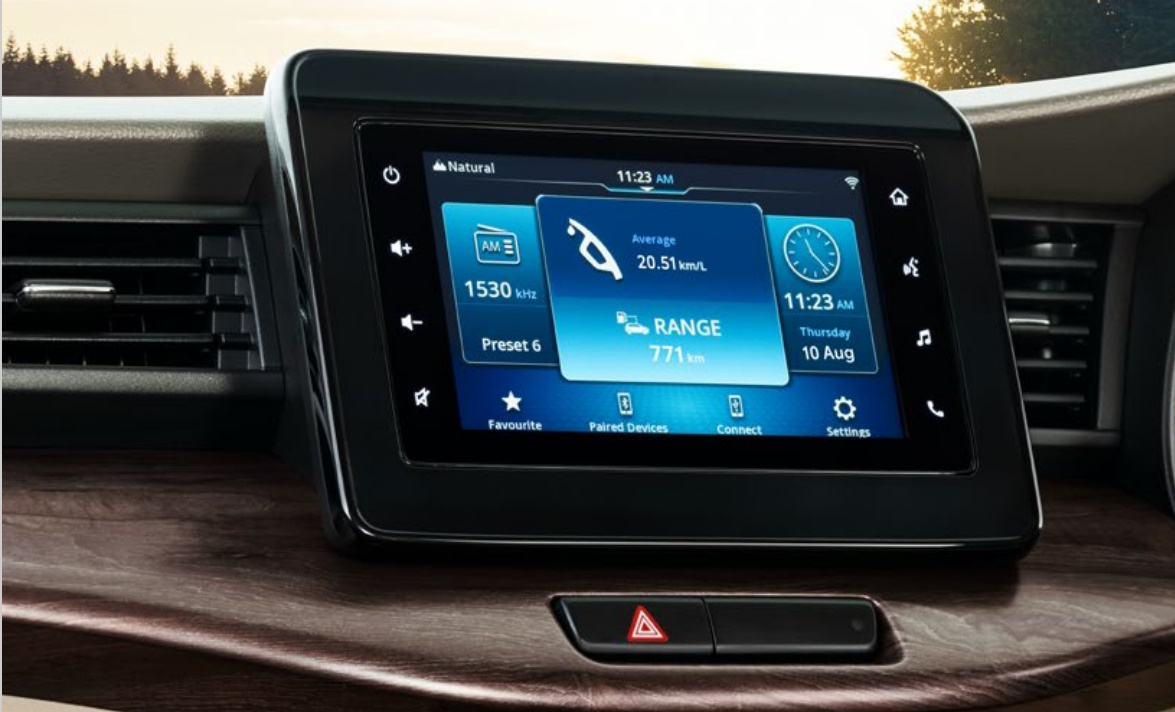 Toyota Rumion touchscreen