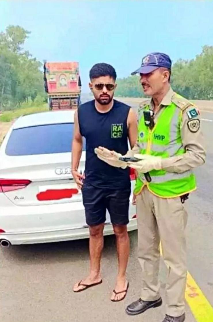 Pakistan cricket team captain Babar Azam fined for speeding in his Audi A5 sedan