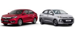 Honda Amaze vs Hyundai Aura: A Comparison of Automatic Variants Under Rs 10 Lakh for First-time Car Buyers