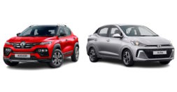 Hyundai Aura vs Renault Kiger: Comparing Their Variants Under Rs 7 Lakh for Budget-conscious Car Buyers