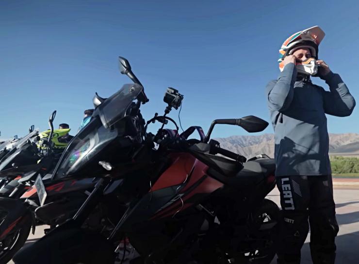 MP Rahul Gandhi takes a bike trip to Ladakh on his KTM Adventure 390