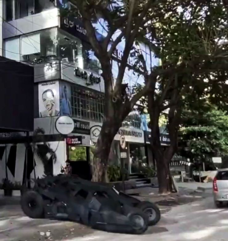 BatMobile, Bumblebee, ScoobyDoo van and Delorean cars seen driving out of Cred’s office in Bengaluru