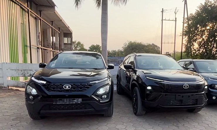 Old vs new facelift Tata Harrier Dark Edition: In-depth comparison [Video]