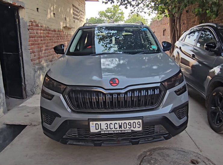 India S First Skoda Kushaq Compact Suv Wrapped In Audi S Nardo Grey