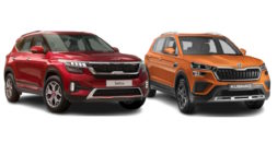 Kia Seltos vs Skoda Kushaq: Comparing Their Variants Priced Rs 12-15 Lakh for Value-conscious Car Buyers