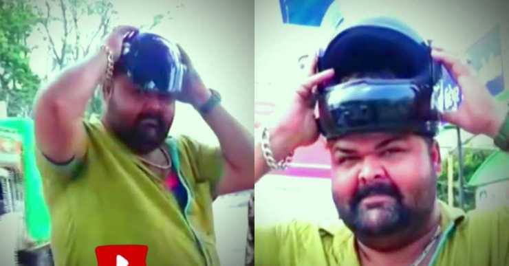 This man from Gujarat does not wear a helmet but never gets fined: Here’s why!