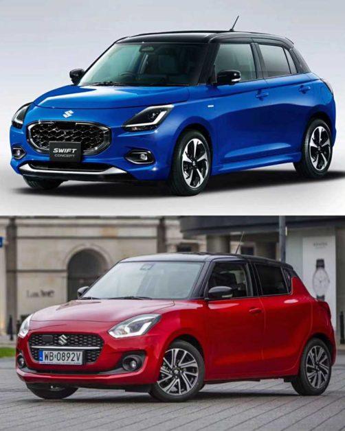 This is what the allnew 2024 Maruti Suzuki Swift hatchback will look