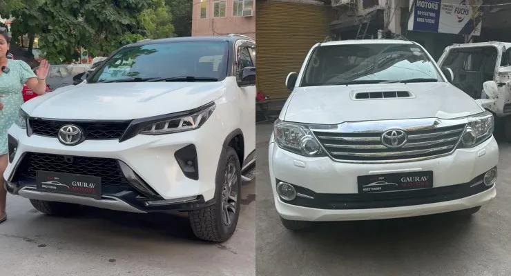 Toyota Fortuner type 2 to Legender front