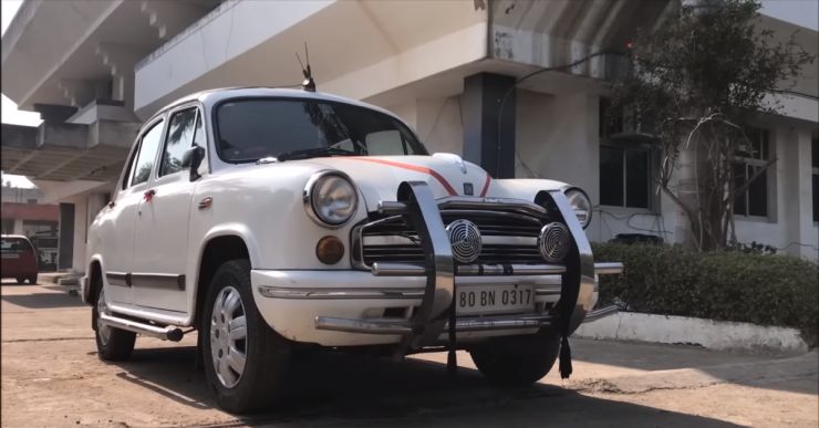 2010 model Hindustan Ambassador Grand in a detailed walkaround video