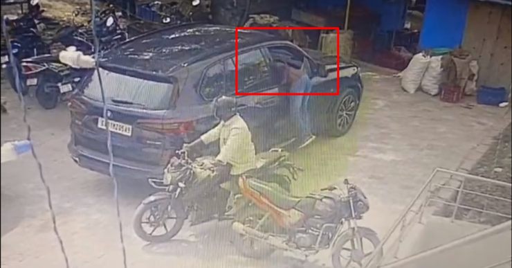 Thief breaks BMW X5’s window in Bengaluru and steals Rs 13.75 lakh in broad daylight: Caught on CCTV