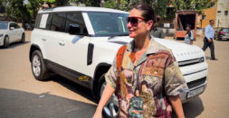 Clear video of Bollywood actress Kareena Kapoor and  her new Land Rover Defender SUV