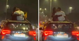 Couple romance on moving Kia Seltos SUV: Video goes viral