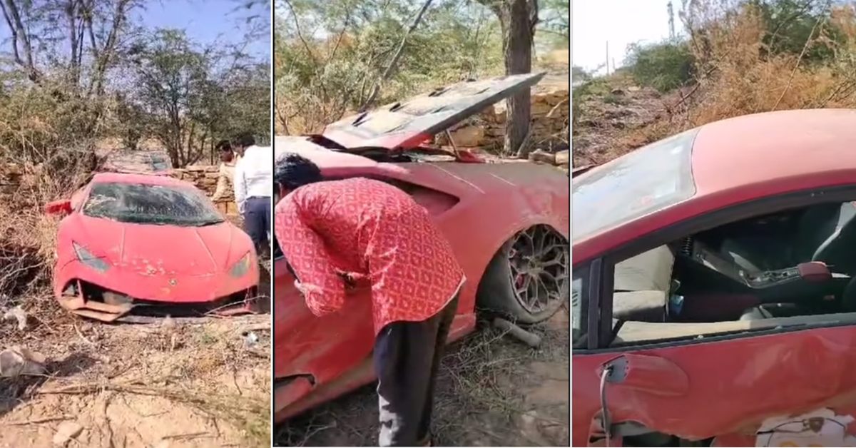 Multi-crore Lamborghini Huracan sports car crashed during 60th