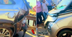 MG Comet EV crashes into Toyota Innova HyCross: Here's the result [Video]