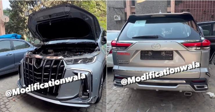 This Alphard-inspired Toyota Innova Hycross looks outlandish