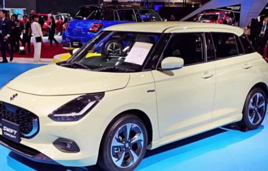 India-bound 2024 Maruti Suzuki Swift Hybrid in white colour: A closer ...