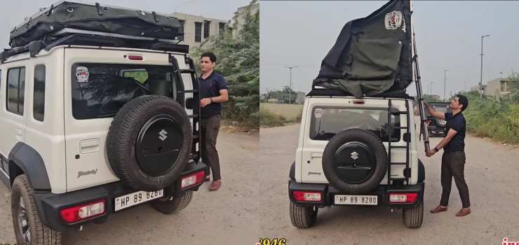 Maruti Jimny with roof top tent is ready for adventure [Video]