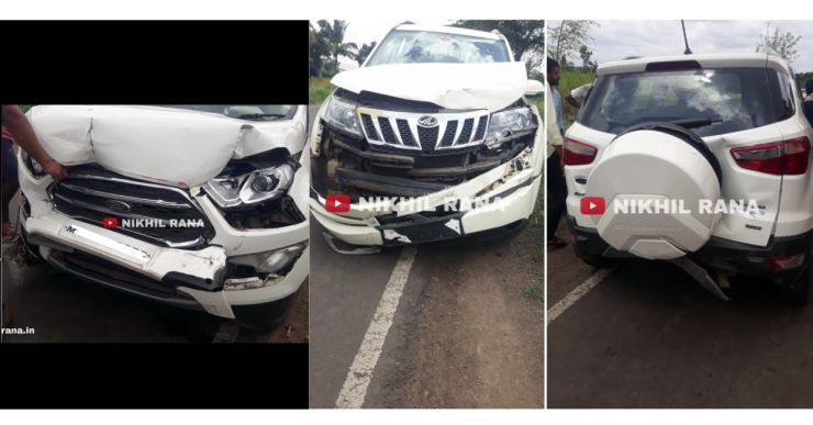 Ford EcoSport, Mahindra XUV500 & Ambulance crash into each other: Here’s the result 