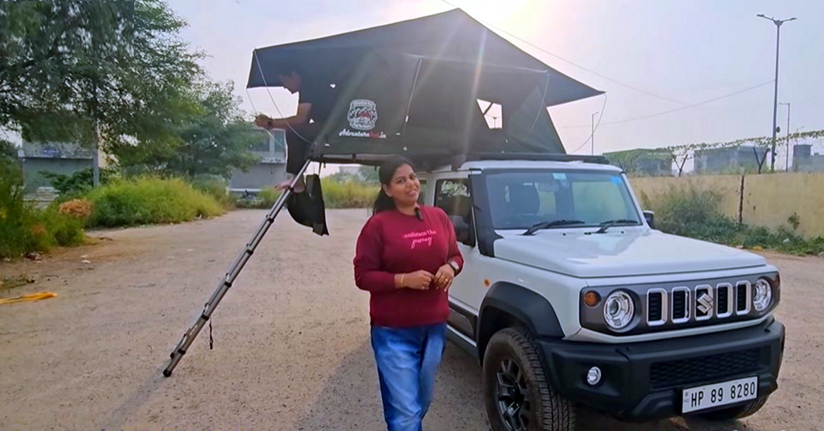 Suzuki jimny rooftop outlet tent