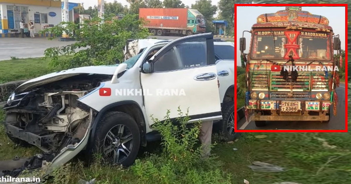 Toyota Fortuner hits truck at 140 km/h but airbags do not open: Owner injured