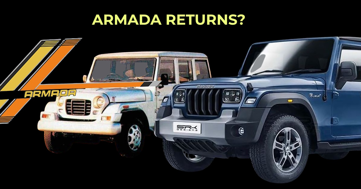 Mahindra Thar Armada is 1 of the 7 names trademarked for 5 door Thar
