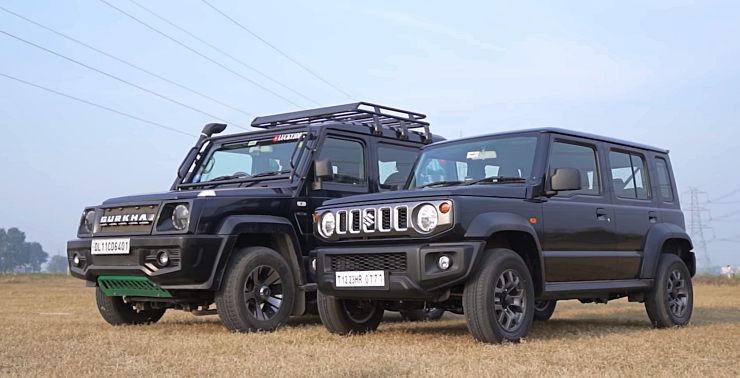 Maruti Suzuki Jimny Vs Force Gurkha 4x4 Off Road SUVs In A Head To Head ...