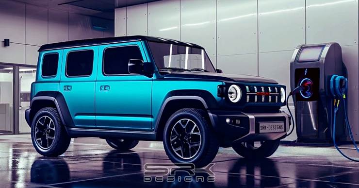 Maruti Suzuki Jimny EV render